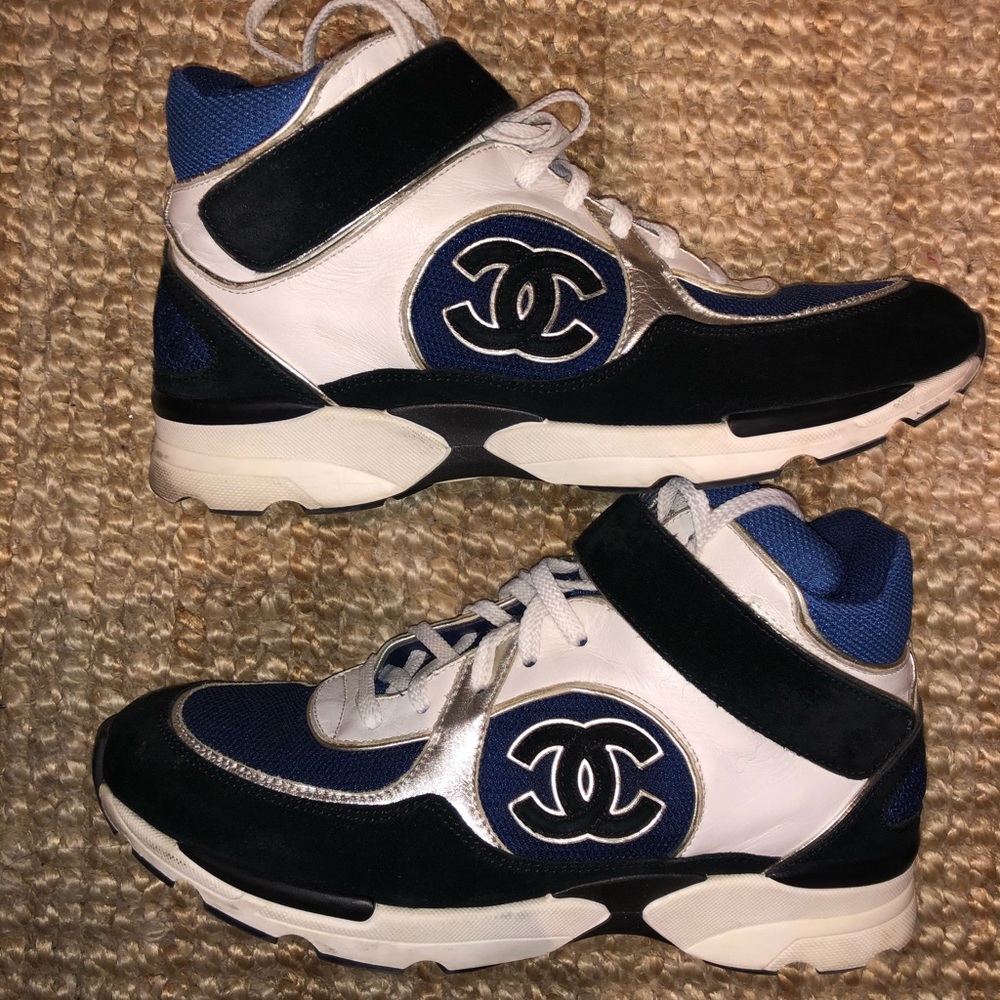 AUTHENTIC CHANEL HI TOP SNEAKERS